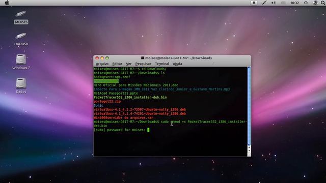 Instalando um programa .BIN no Ubuntu смотреть онлайн