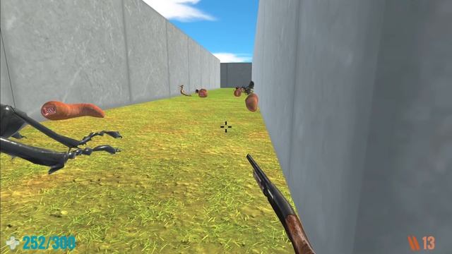 Survive the dungeons of giant invertebrates. FPS perspective! | Animal Revolt Battle Simulator смотреть онлайн