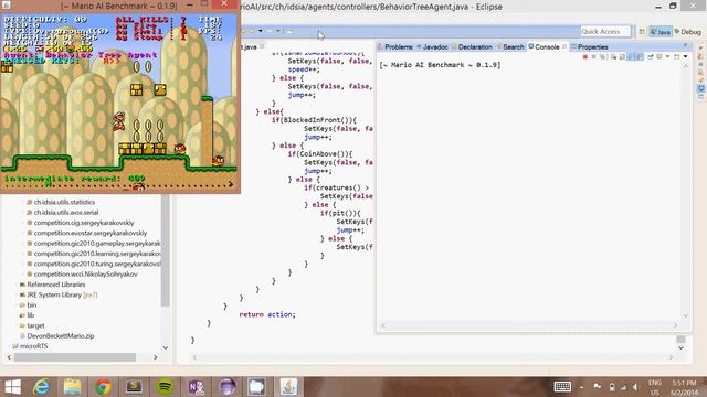CS387 Project 3 - Mario with Behavior Tree смотреть онлайн