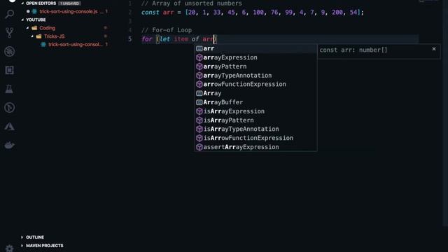 Trick Sort - Sort array using console.log in JS | Mayank Khanna смотреть онлайн