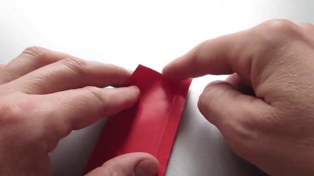 ШАПКА ДЕДА МОРОЗА - Легкое Новогоднее Оригами из Бумаги Своими Руками. Видео урок для Детей смотреть онлайн