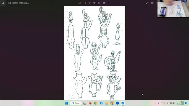 Рисуем героев мультфильма Бременские музыканты ▶ Рисование героев мультфильмов смотреть онлайн