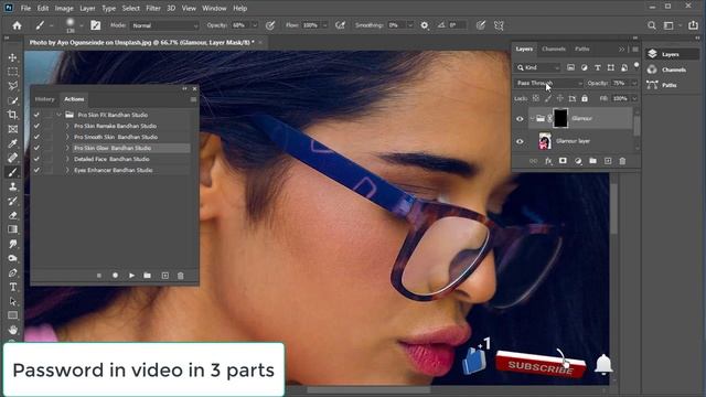1 In 5 Photoshop skin action Free Download By Bandhan Studio смотреть онлайн