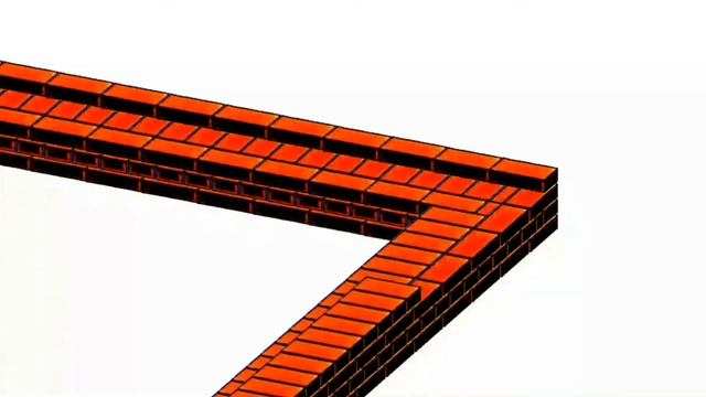 Bricklaying English Bond - 1.5 Brick Thick Wall