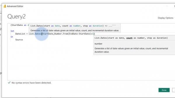 Power Query - Net working Days in power query