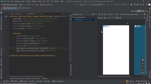 Constraint Layout In Android | Constraint Layout Tutorial | Android Studio Tutorials смотреть онлайн