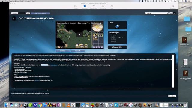 Command & Conquer for Mac using Porting Kit смотреть онлайн