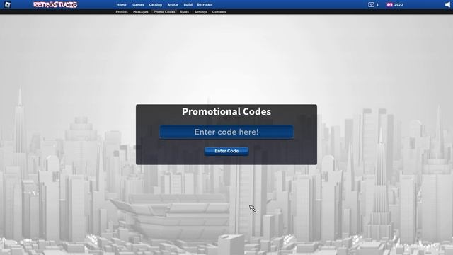 ALL NEW SECRET FREE *RETROBUX* CODES IN ROBLOX RETROSTUDIO (roblox retro codes) UPDATE смотреть онлайн