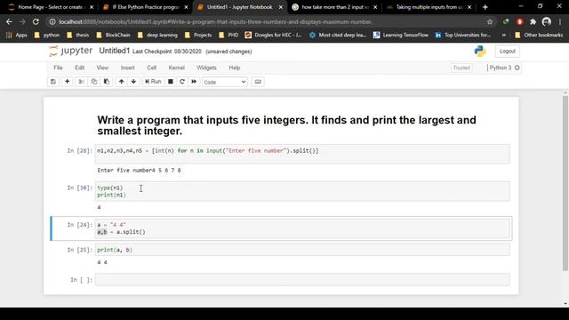 Python If Else Practice Program 7: How to find greatest and smallest number using python? смотреть онлайн