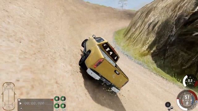 Mercedes X class Краш тест на прочность #1 #crash #beamngdrive #crashtest смотреть онлайн