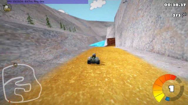 SuperTuxKart 1.0 Valley House смотреть онлайн