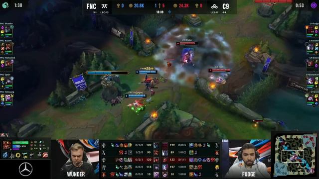 FNATIC VS CLOUD9 - GRUPOS 5 - WORLDS - 2022 - LEAGUE OF LEGENDS смотреть онлайн