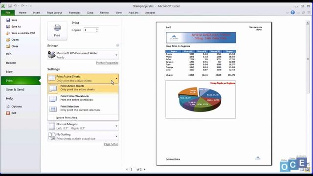 Kako printati excelov dokument (Excel 2010) смотреть онлайн