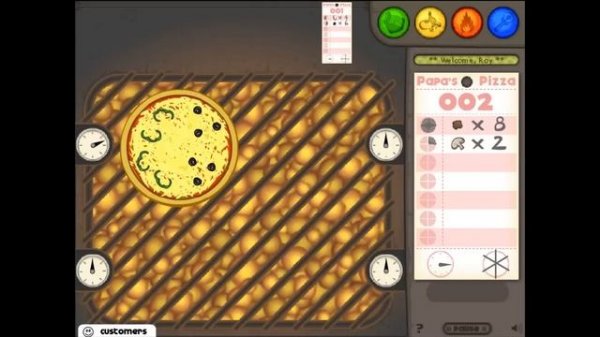 Papa's Pizzeria Full Gameplay Walkthrough All Levels