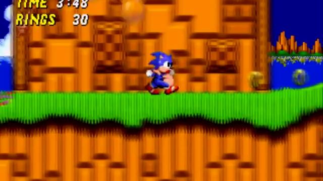 GOTTA GO FAT (Fat Sonic Game Hack) - Sonic The Hedgehog 2 XL смотреть онлайн