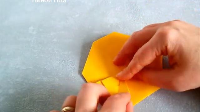 ОРИГАМИ. Как сделать конвертс  зайчиком из бумаги, без клея. Поделки своими руками