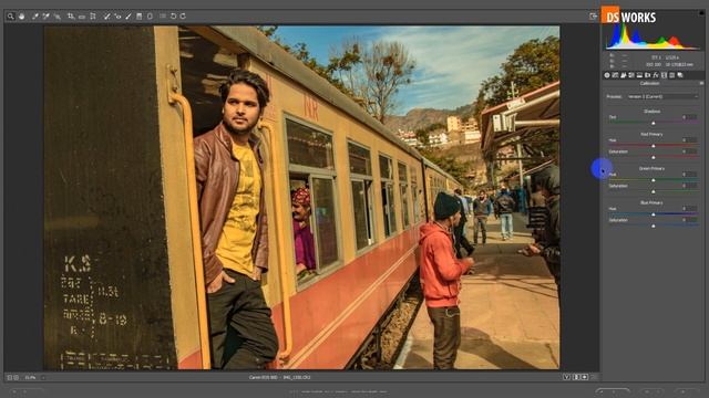 Camera raw color grading Photoshop Tutorial HDR effect #ds_works смотреть онлайн
