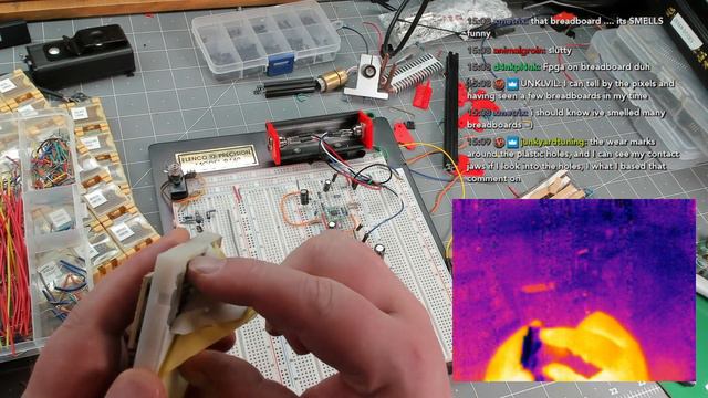 Microphone: Setting up a big EQ on a breadboard смотреть онлайн