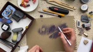 Обзор растушёвок и резинок в рисовании пастелью