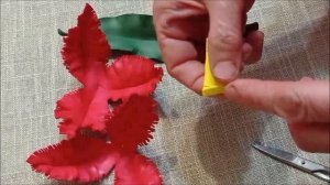 Бахромчастый тюльпан из фоамирана