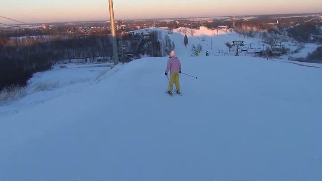 Лиза Гуцева 2014 горнолыжный центр Леонида Тягочёва смотреть онлайн