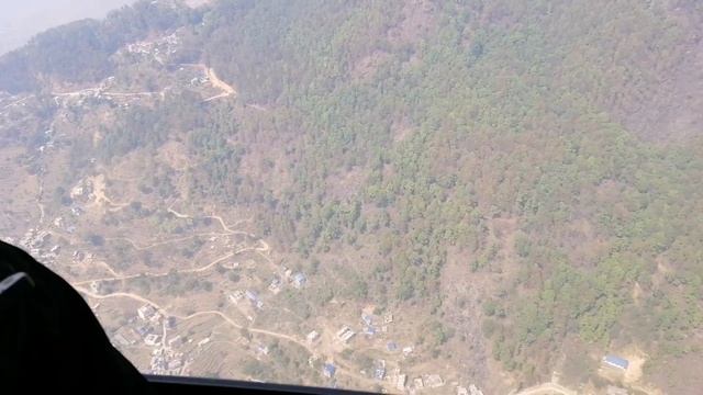 Jomsom, Mustang to Kathmandu flight by helicopter смотреть онлайн