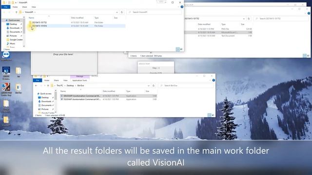 Drag and Drop to Google Cloud Vision API bot смотреть онлайн