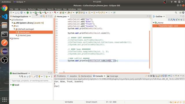 ArrayList to Array, Sublist , Swap Array & Sort | #3 | Java Collections Framework in Hindi смотреть онлайн