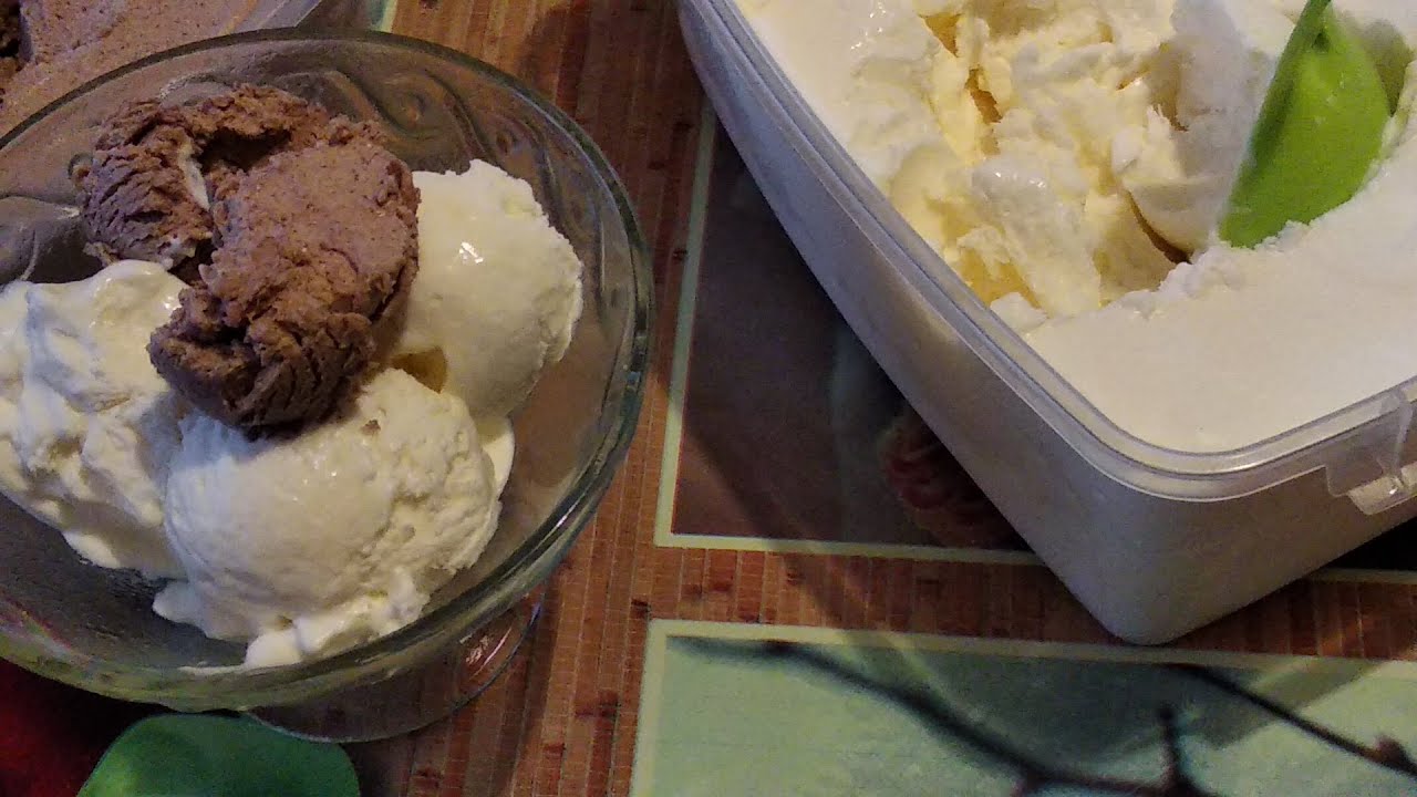 ЛЕТО!!! Пора МОРОЖЕНОЕ делать! ВАНИЛЬНОЕ и ШОКОЛАДНОЕ. смотреть онлайн