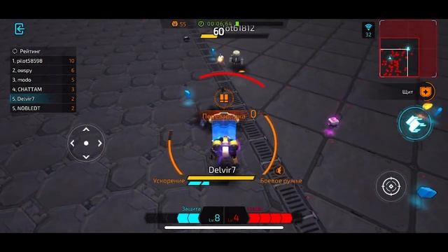 Warbot.io gameplay Top 1 in Survival Mode #12 смотреть онлайн