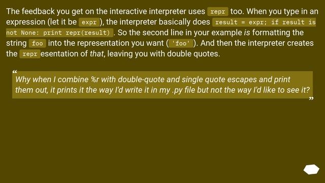 Understanding repr( ) function in Python смотреть онлайн