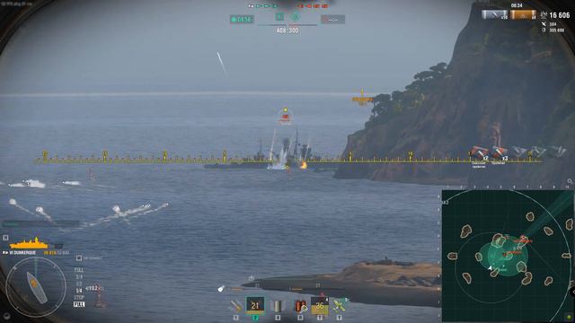 World of Warships Продолжаю проходить блиц на DUNKERQUE смотреть онлайн