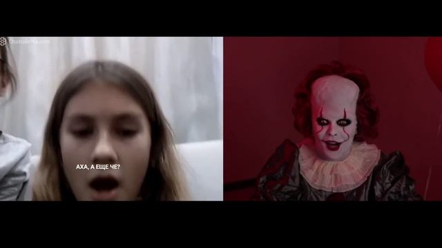 ОНО ПРАНК  ПЕННИВАЙЗ В ЧАТРУЛЕТКЕ!!!! 2 ЧАСТЬ Притворился КЛОУНОМ