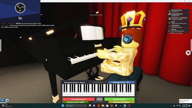playing Gravity Falls song on roblox piano смотреть онлайн