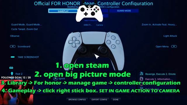 For Honor PC: PlayStation Controller Right Stick Not Working/Slow EASY FIX смотреть онлайн