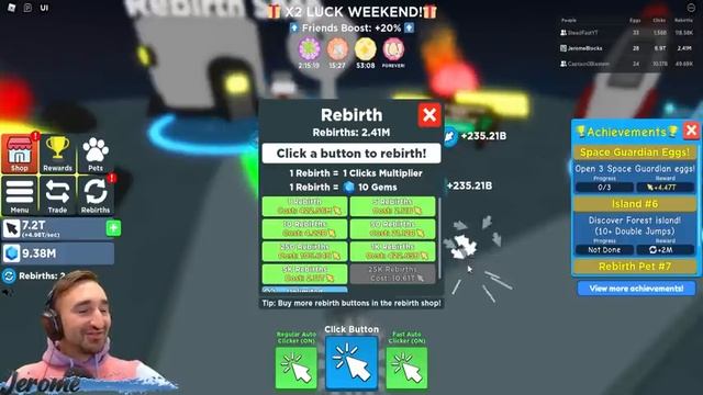 Becoming The STRONGEST Clicker Hero In Roblox смотреть онлайн