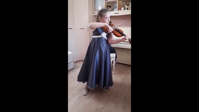 Арина Яковлева - Кабалевский концерт для скрипки смотреть онлайн