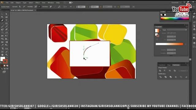 Adobe illustrator 3D tutorials | illustrator 3d design 3 #GSFXMentor #gsfxmentor смотреть онлайн