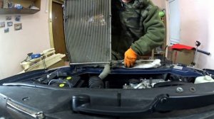 Замена радиатора лада гранта  , УСТАНОВКА  своими руками  , трубчатый радиатор