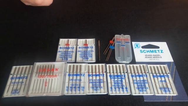 Иголки для швейной и вышивальной машины. смотреть онлайн