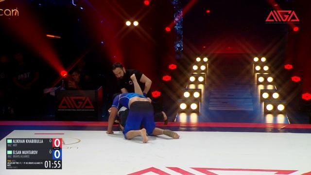 Alikhan Khabibulla - Elshan Mukhtarov | AIGA Champions League | Grappling смотреть онлайн