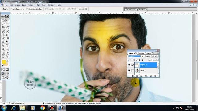 How to Fill Color in Photo !Photoshop besic Tutorial Hindi смотреть онлайн