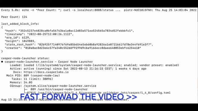 Casper blockchain: validator node upgrade to 1.4.8 смотреть онлайн