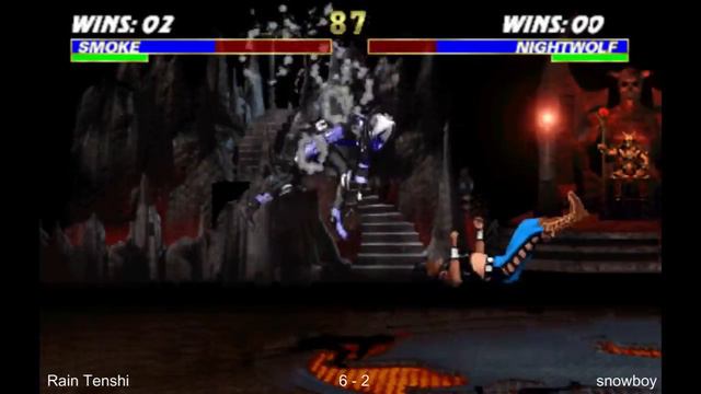 UMK3 ARCADE FT10 Rain Tenshi vs snowboy смотреть онлайн