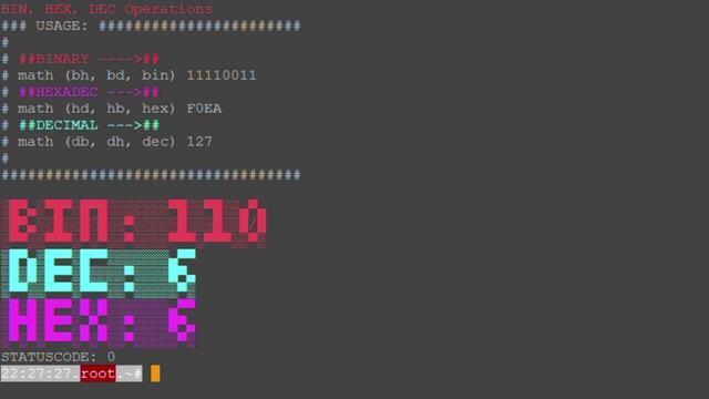 Converting Hexadecimal or Binary or Decimal Using Linux смотреть онлайн