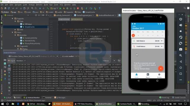 Android Studio - How to make application wallet use database Realm смотреть онлайн