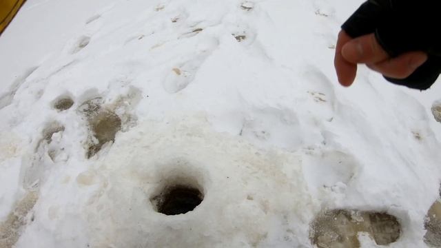 Зимняя рыбалка на карьере в Ленинградской области смотреть онлайн