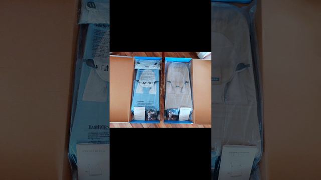 НОВЫЕ шезлонг Babybjorn + дополнительный чехол 😍 смотреть онлайн