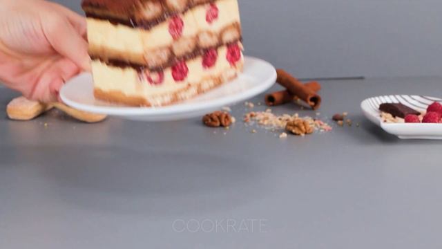 Tiramisu With Raspberries - It Melts In Your Mouth. Impossible To Refuse!