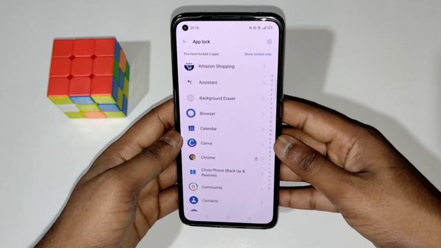 Realme X7 Max mein app lock Per Fingerprint lock kaise lagaye | Realme X7 Max app lock fingerprint смотреть онлайн